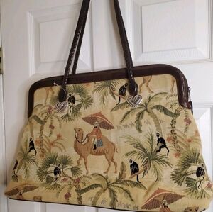 Brighton Tapestry. Satchel Handbag